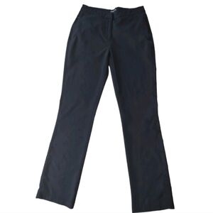 Maggie Lane Golf Pants Women 2 Black‎ Mid Rise Tapered Leg Zipped Pockets Chino